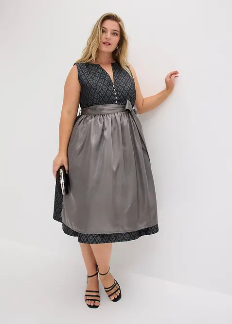 Dirndl mit Sch&uuml;rze  (Doppelpack 2-tlg. Set), bonprix