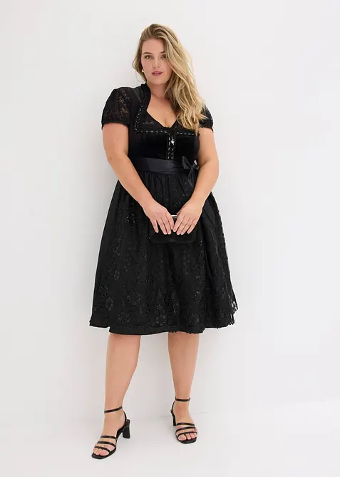 Dirndl mit Samtrock (2-tlg.Set), bonprix