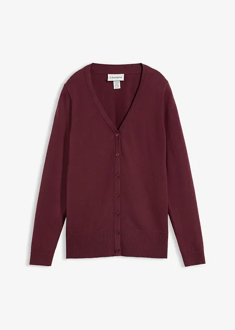 Feinstrickjacke aus weichem Woll-Mix, bonprix