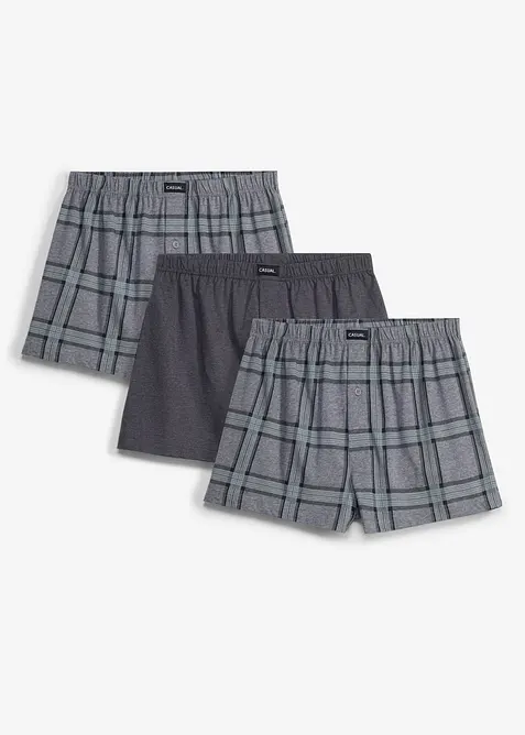 Boxershorts weit (3er Pack), bonprix