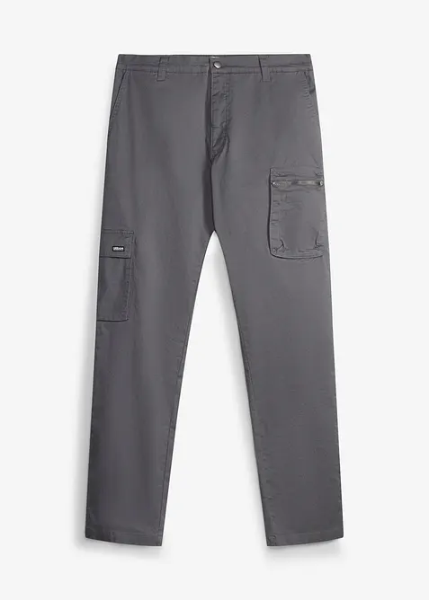 Pantalon extensible regular avec poche portable, droit, bonprix