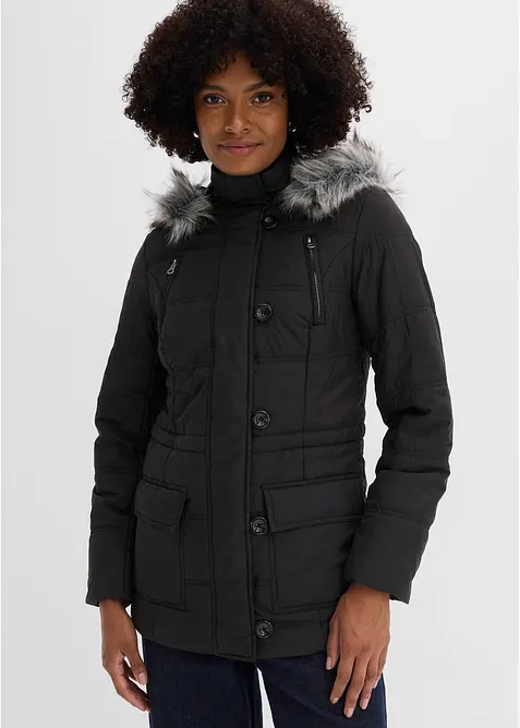 Veste matelass&eacute;e &agrave; capuche, bonprix