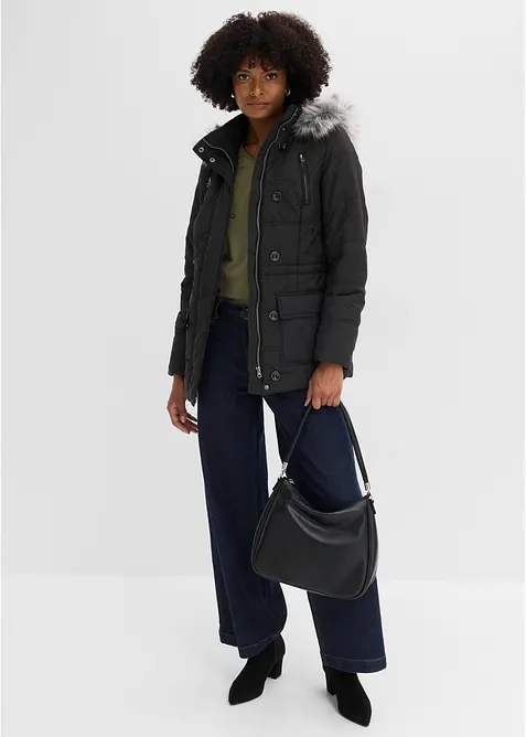 Veste matelass&eacute;e &agrave; capuche, bonprix