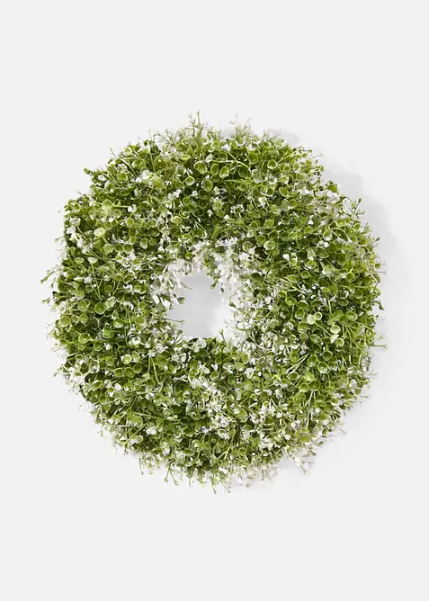 Couronne de porte avec gypsophile, bonprix