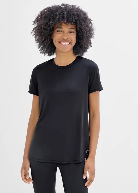 Ultraleichte Sport-Top mit Mesheinsatz, schnelltrocknend, bonprix