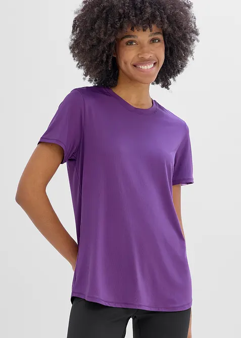 Ultraleichte Sport-Top mit Mesheinsatz, schnelltrocknend, bonprix