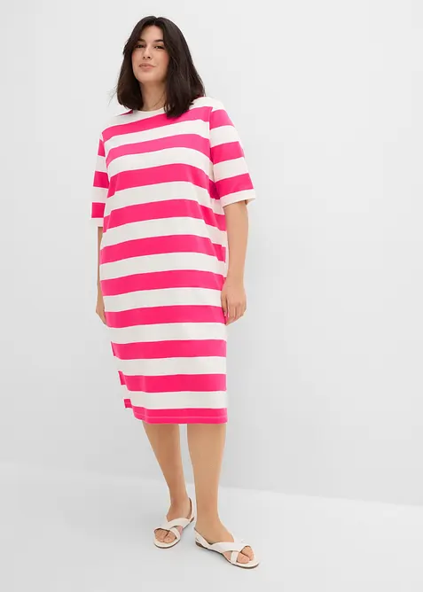 Robe en jersey &eacute;pais 100% coton, bonprix