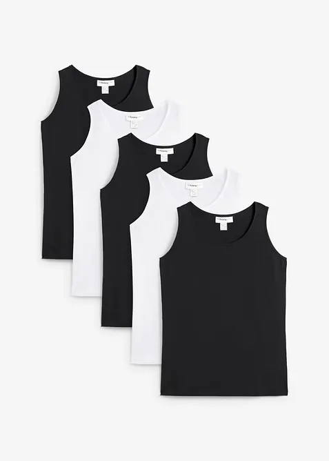Long-Top (5er-Pack), bonprix