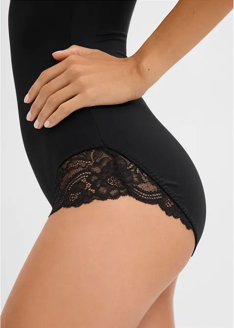 Body sculptant avec dentelle, maintien mod&eacute;r&eacute;, bonprix