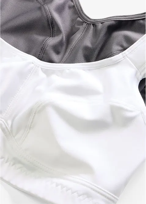 Sport-BH mit mittlerem Halt (2er Pack), bonprix