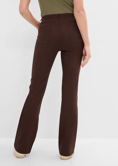 Pantalon bootcut en bengaline extensible, bonprix