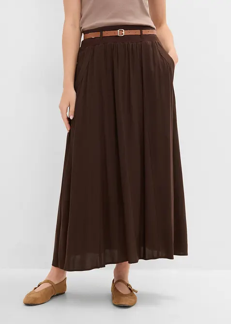 Jupe longue en viscose fluide (ens. 2 pces), bonprix