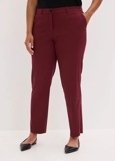 Pantalon de tailleur &agrave; pinces, bonprix
