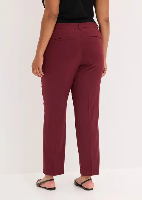 Pantalon de tailleur &agrave; pinces, bonprix
