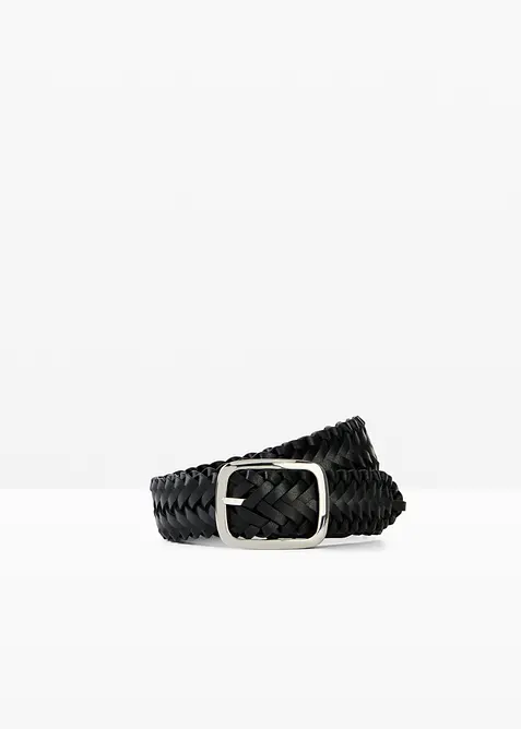 Ceinture tress&eacute;e &agrave; boucle carr&eacute;e, bonprix