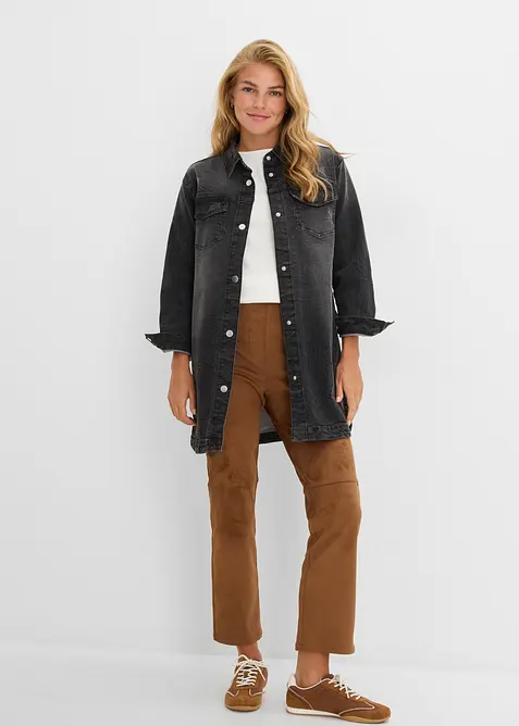 Jeansjacke mit Kapuze, bonprix