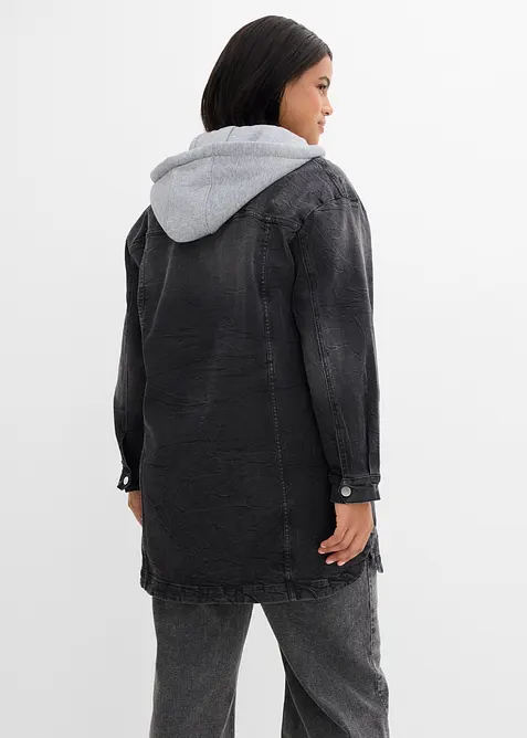 Jeansjacke mit Kapuze, bonprix