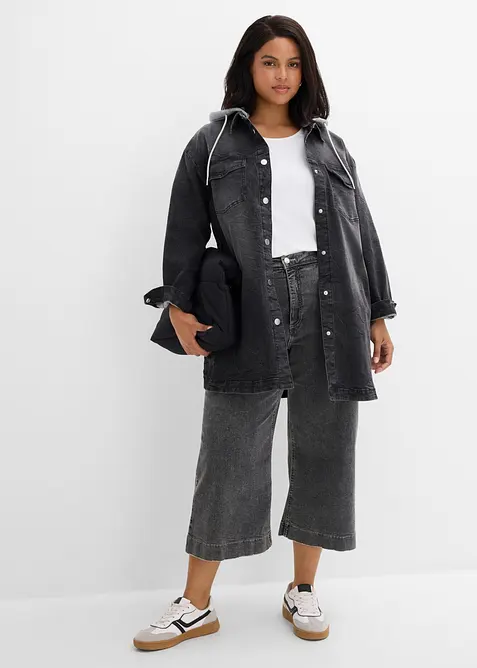 Jeansjacke mit Kapuze, bonprix