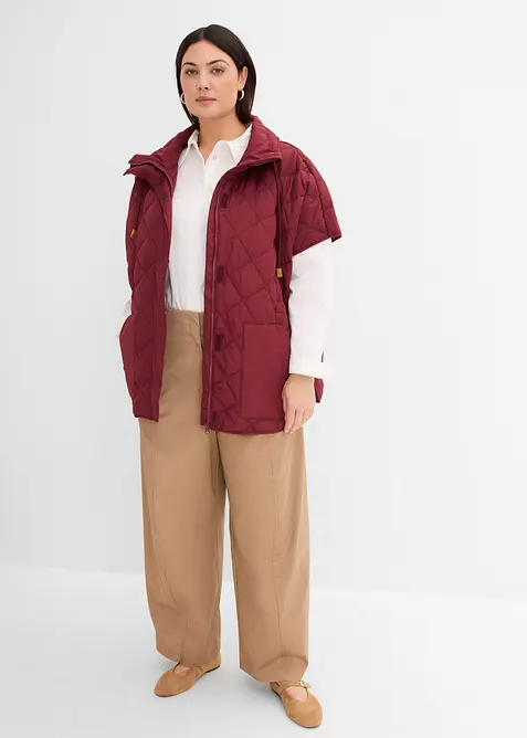 Oversize Funktions-Steppweste, wasserabweisend, bonprix