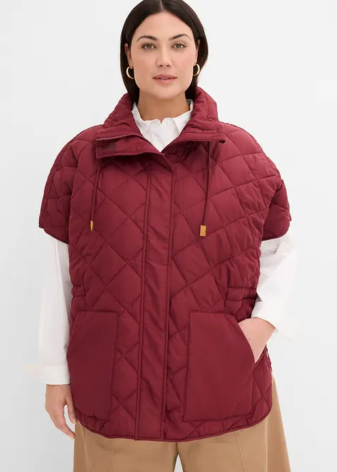Oversize Funktions-Steppweste, wasserabweisend, bonprix