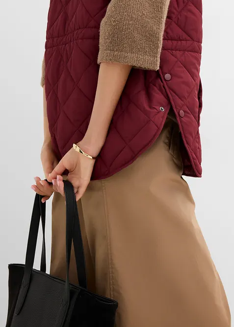 Veste sans manches matelass&eacute;e oversize, d&eacute;perlant, bonprix