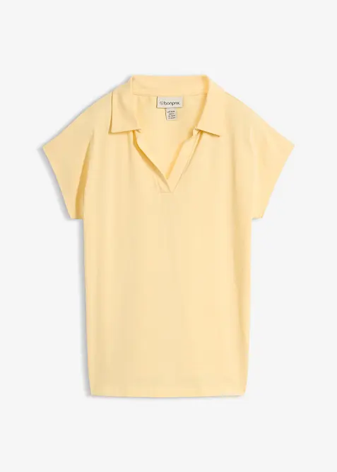 Polo en coton extensible, bonprix