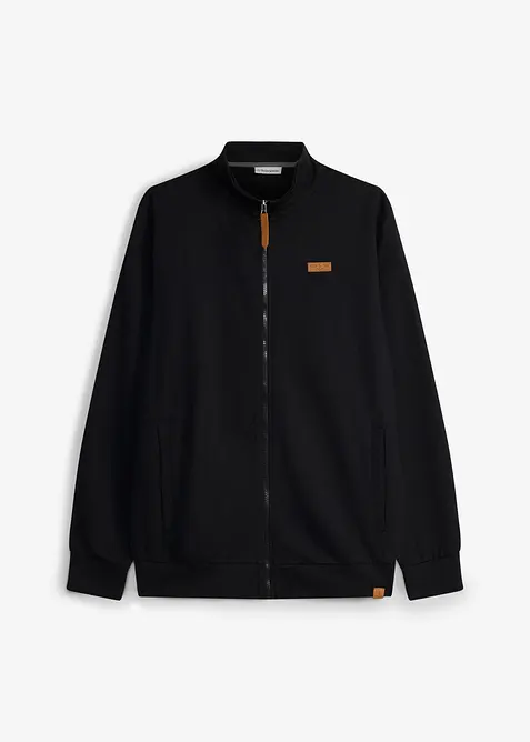 Sweat zipp&eacute; &agrave; col montant et d&eacute;tails, bonprix