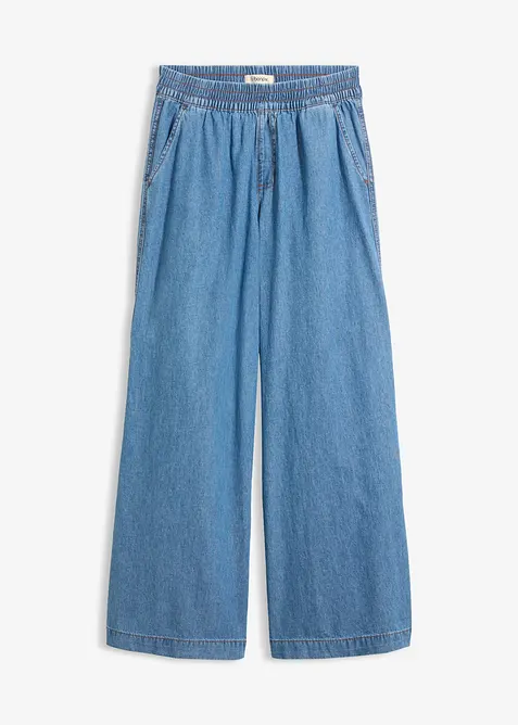 Jean large taille haute, bonprix