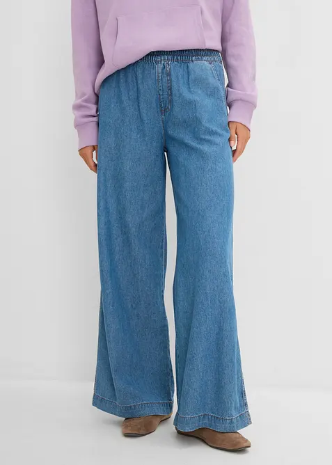 Wide-Leg-Jeans, High Waist, bonprix