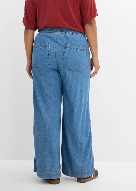Jean large taille haute, bonprix
