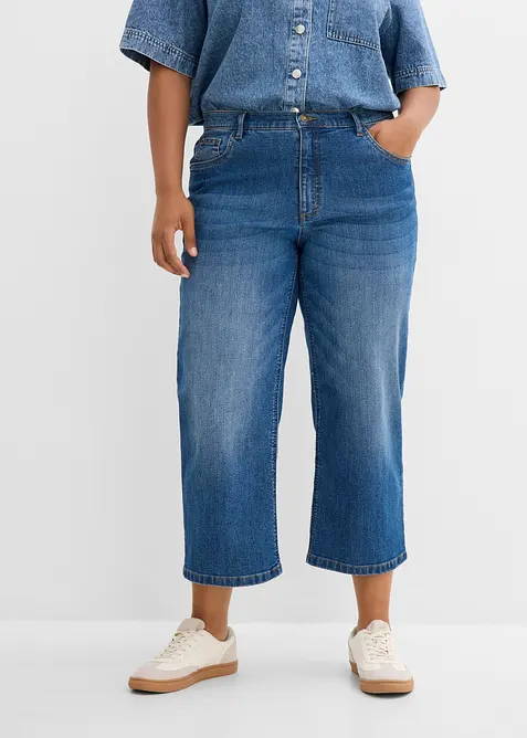 Jean large taille mi-haute, bonprix