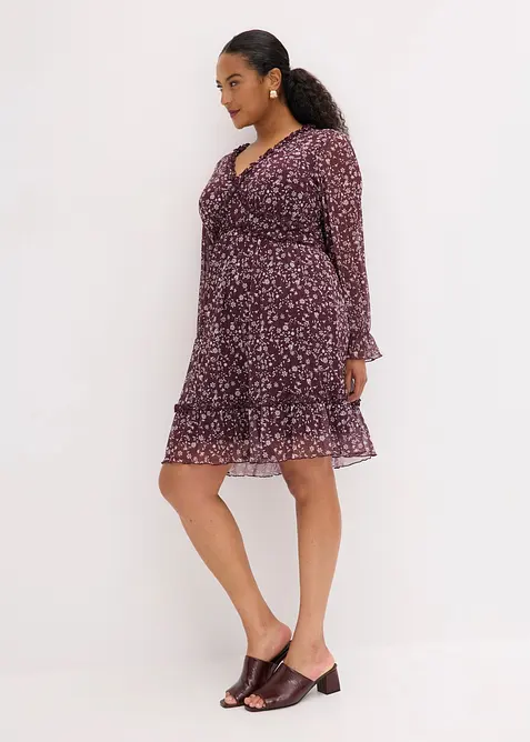 Minikleid aus feinem Mesh, bonprix