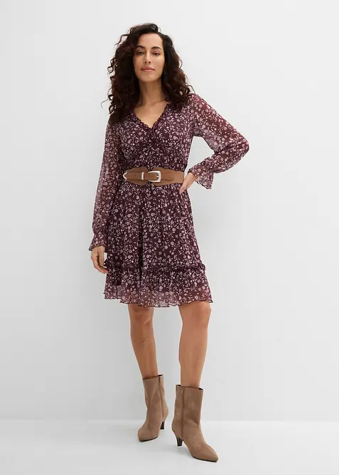 Robe courte en mesh, bonprix