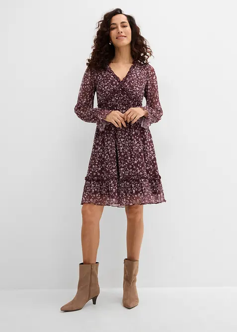 Robe courte en mesh, bonprix