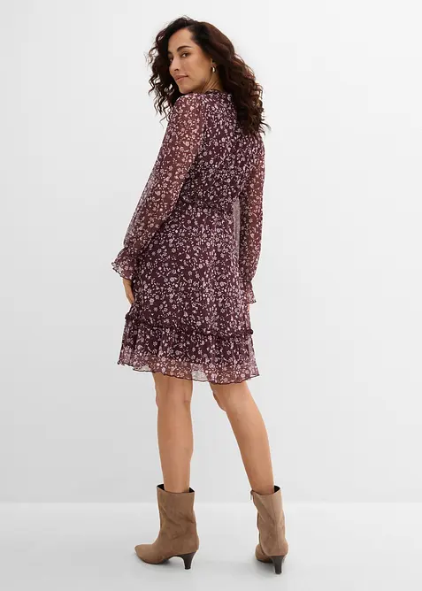 Robe courte en mesh, bonprix
