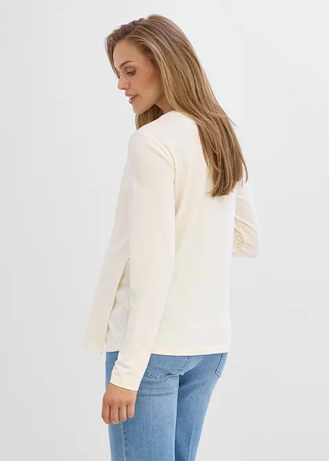 Umstands- und Stillshirts aus Bio-Baumwolle (2er Pack), bonprix