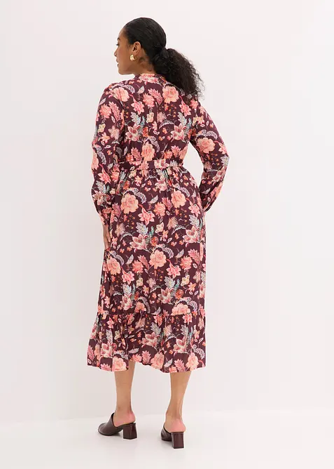 Maxikleid aus flie&szlig;ender Viskose, bonprix