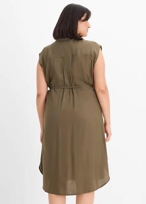 Robe chemise en viscose douce, bonprix