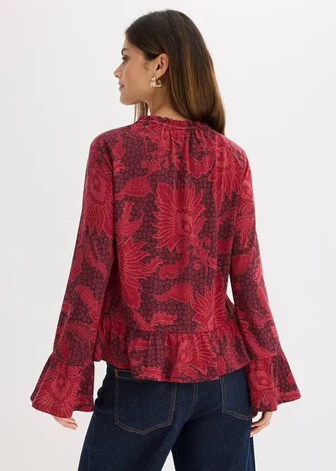 Shirtbluse aus softem Modal-Mix, bonprix