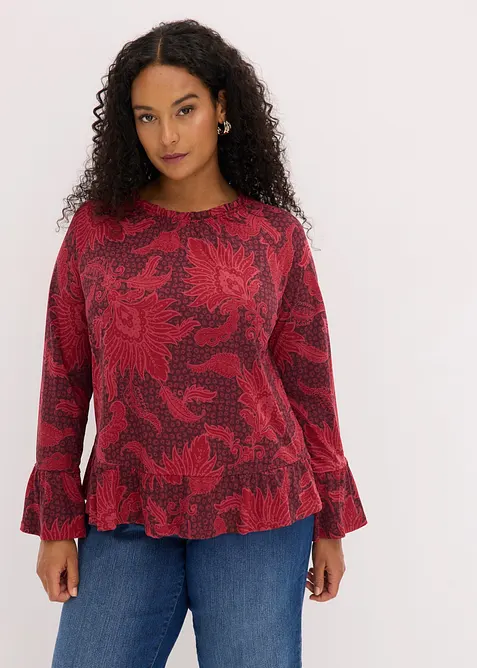 Blouse en jersey modal doux, bonprix