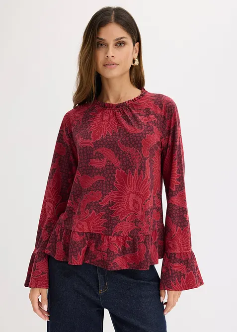 Shirtbluse aus softem Modal-Mix, bonprix