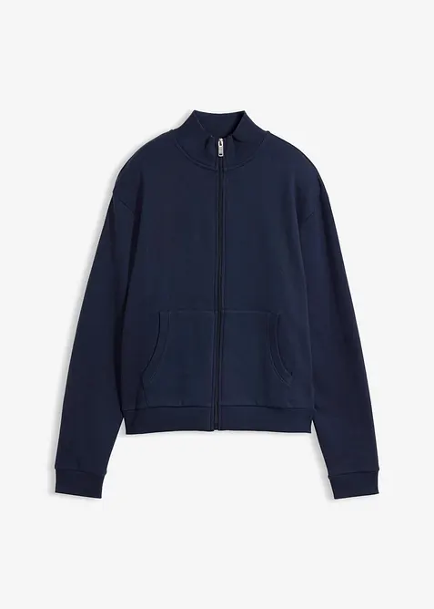 Sweatjacke aus reiner Bio-Baumwolle, bonprix