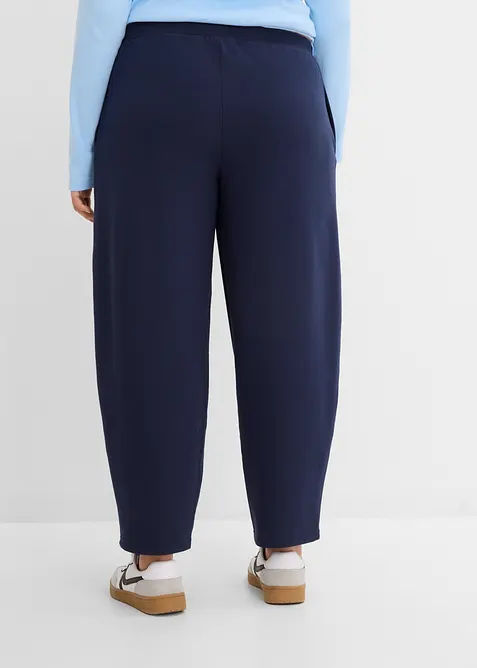 Pantalon sweat coupe barrel 100% coton, bonprix