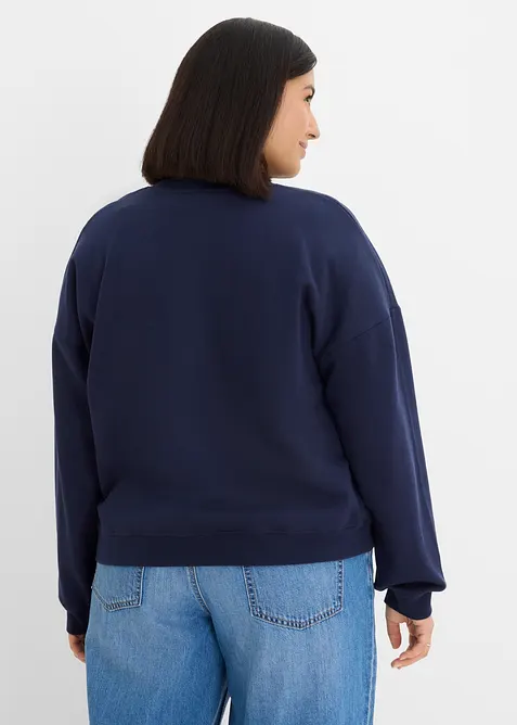 Sweat court 100% coton, bonprix
