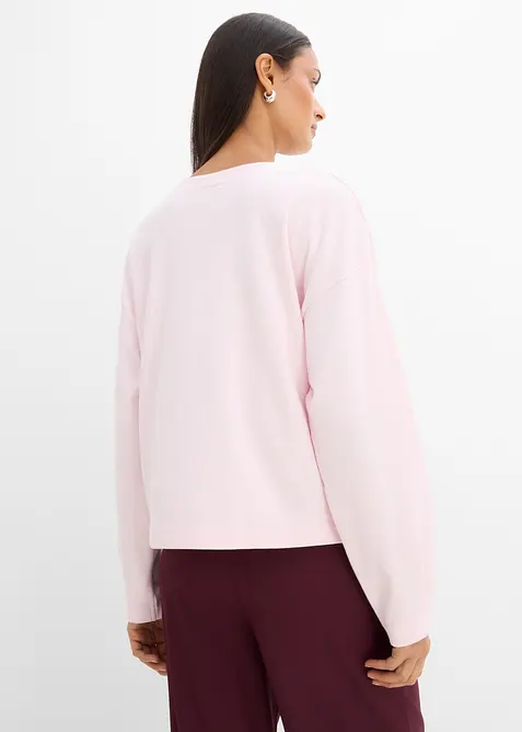 T-shirt manches longues 100% coton, bonprix