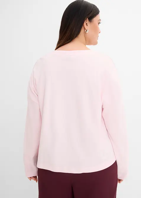 T-shirt manches longues 100% coton, bonprix