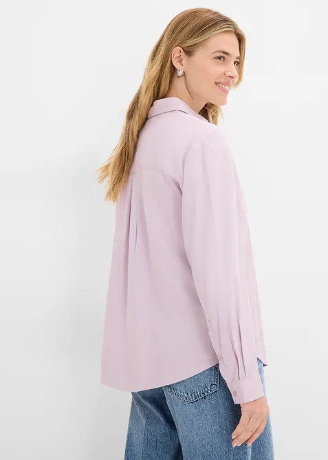 Hemdbluse aus softer Viskose, bonprix