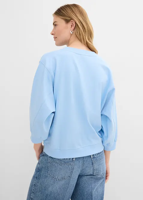 Sweat oversize 100% coton, bonprix