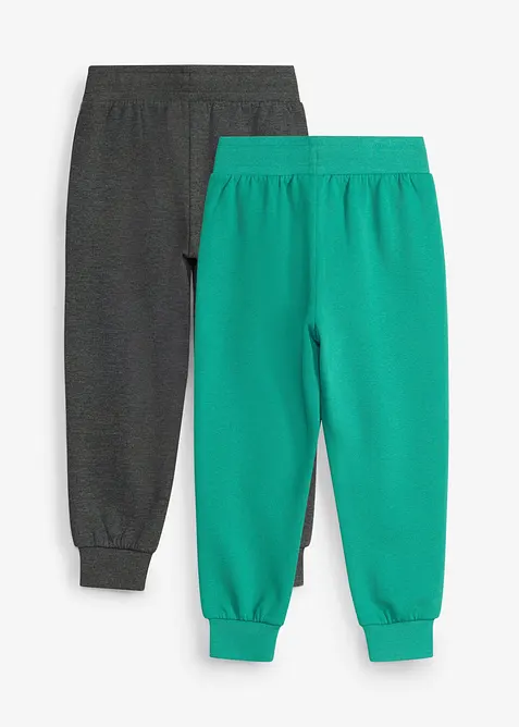 Jogginghose aus weichem Baumwoll-Mix (2er Pack), bonprix