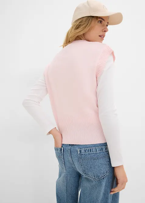 Pull sans manches oversize, bonprix